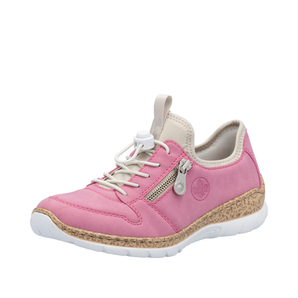 Rieker N42G0-31 Pink Casual Shoes