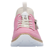 Rieker N42G0-31 Pink Casual Shoes