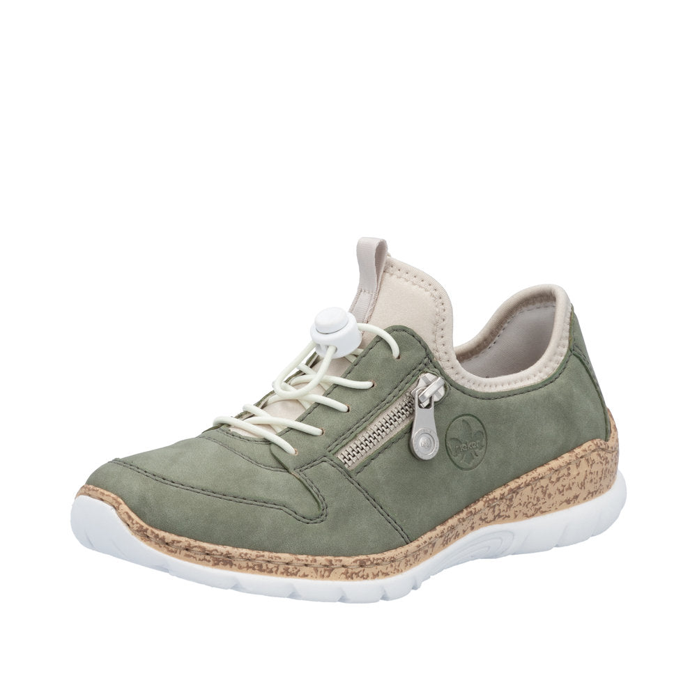 Rieker N42G0-52 Green Casual Shoes