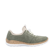 Rieker N42G0-52 Green Casual Shoes