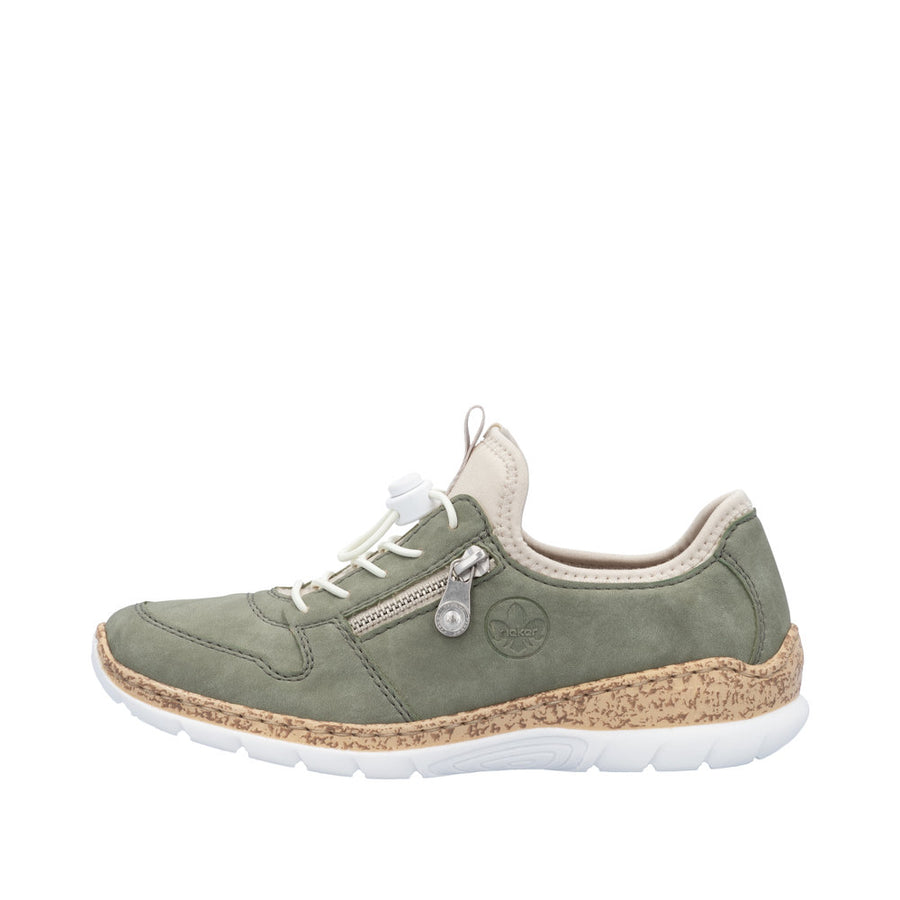 Rieker N42G0-52 Green Casual Shoes