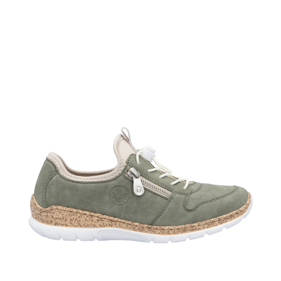 Rieker N42G0-52 Green Casual Shoes