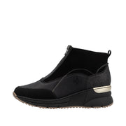 Rieker N6361-00 Black Ankle Boots