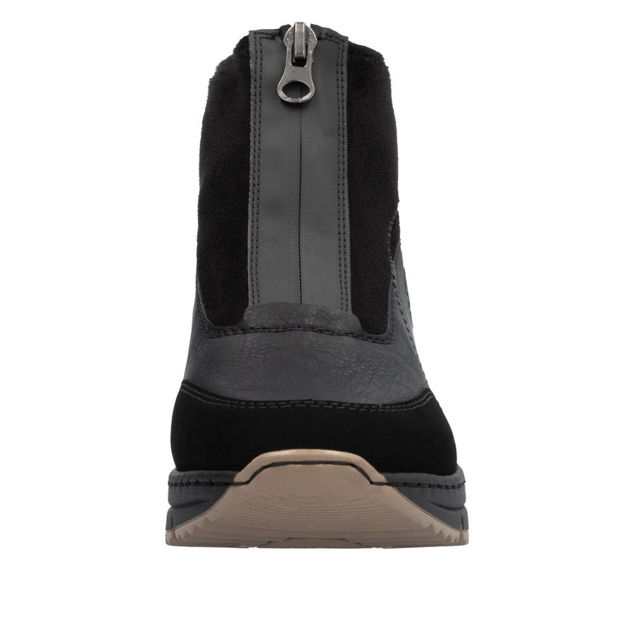 Rieker N6361-00 Black Ankle Boots