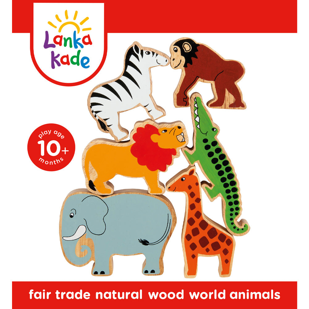 Lanka Kade World Animal Playset - 6 Pieces NC983