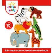 Lanka Kade World Animal Playset - 6 Pieces NC983