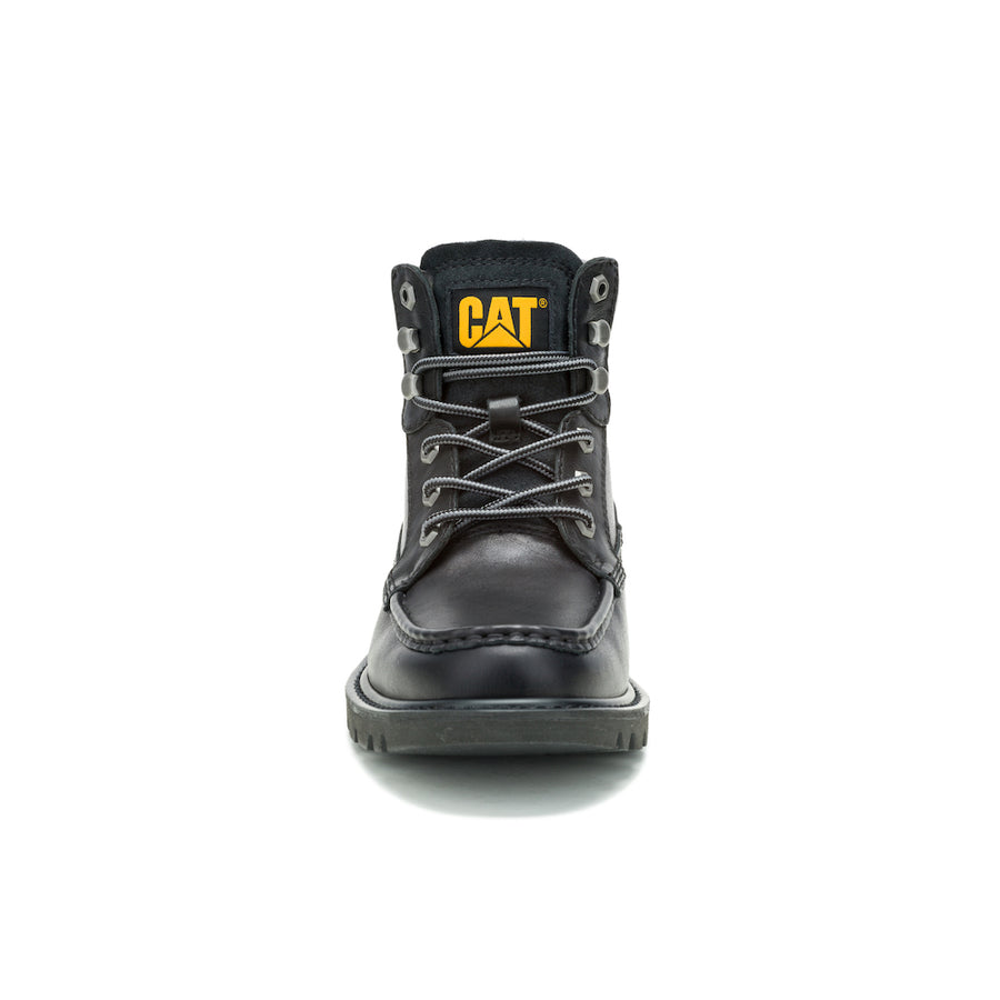 CAT Colorado Moc Toe Black Boots