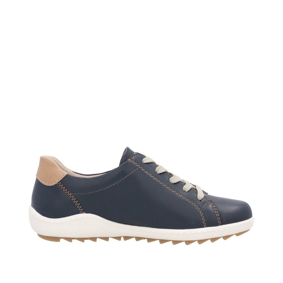 Remonte R1432-14 Blue Combination Leather Casual Shoes