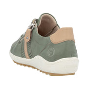 Remonte R1432-52 Green Combination Leather Casual Shoes