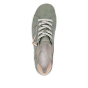 Remonte R1432-52 Green Combination Leather Casual Shoes