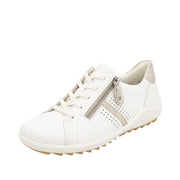 Remonte R1432-80 White Combination Leather Casual Shoes