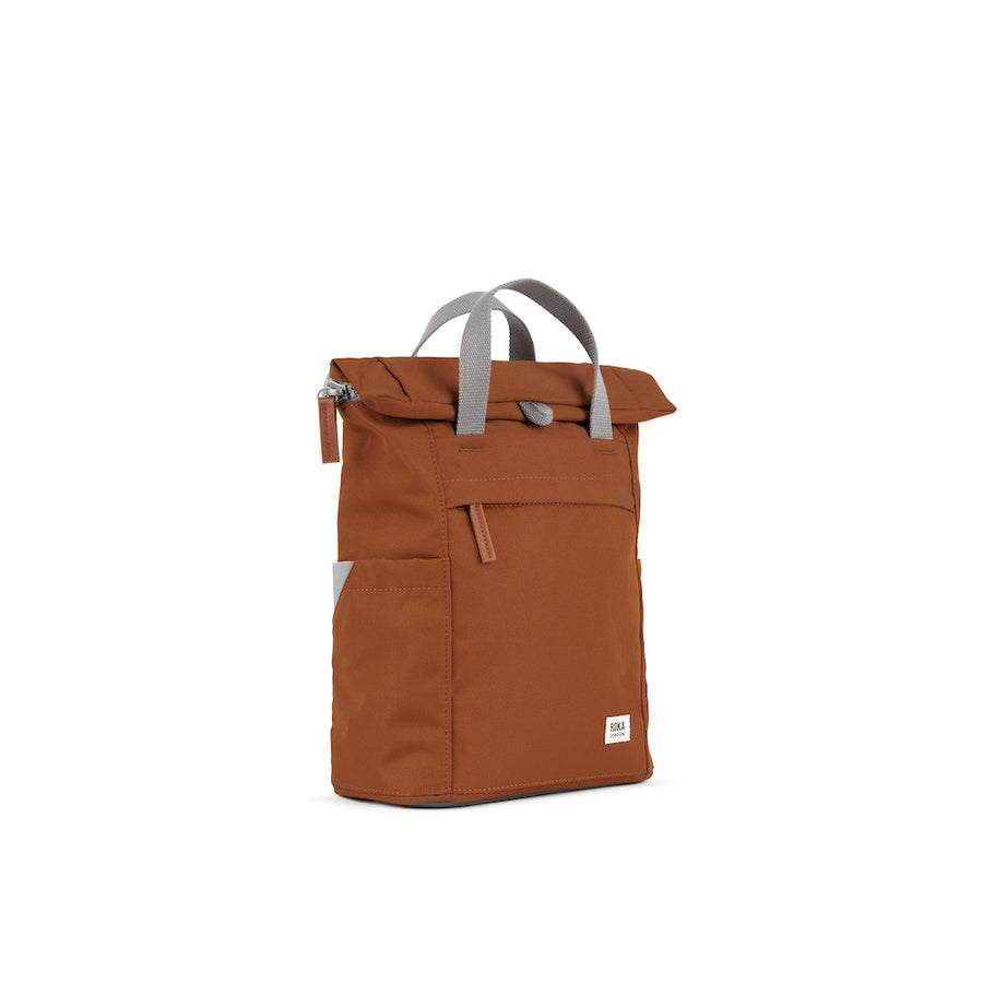 Roka Finchley A Bran Small Recycled Canvas Bag