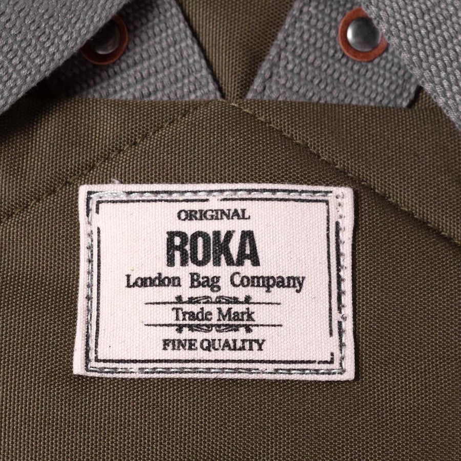 Roka Finchley A Moss Medium Recycled Canvas Bag