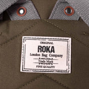 Roka Finchley A Moss Small Recycled Canvas Bag