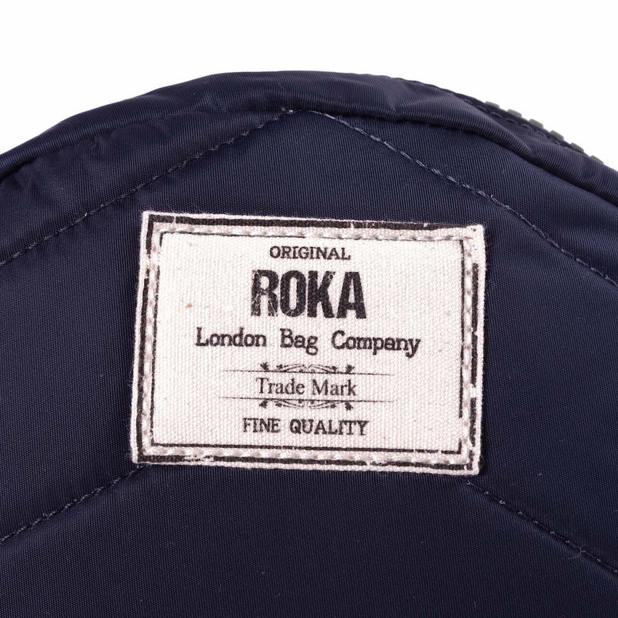 Roka Paddington B Midnight Small Recycled Nylon Bag