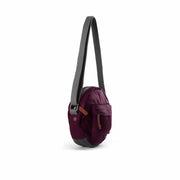 Roka Paddington B Plum Small Recycled Nylon Bag