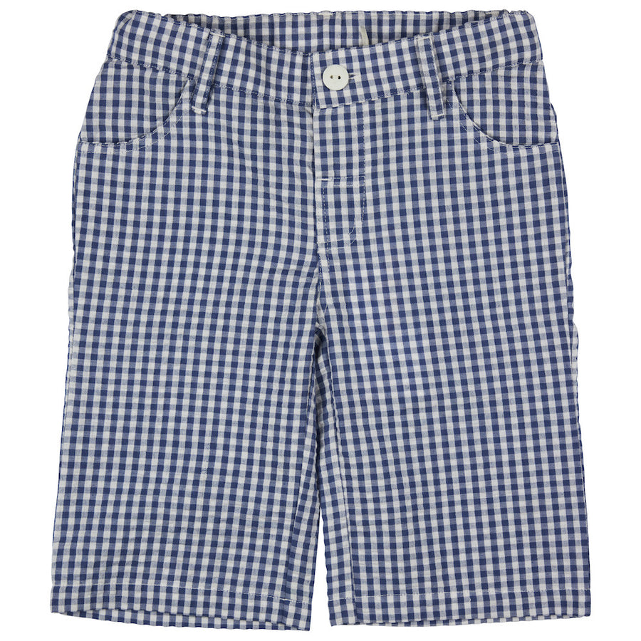 Pigeon Organics Long Shorts, Dusty Blue