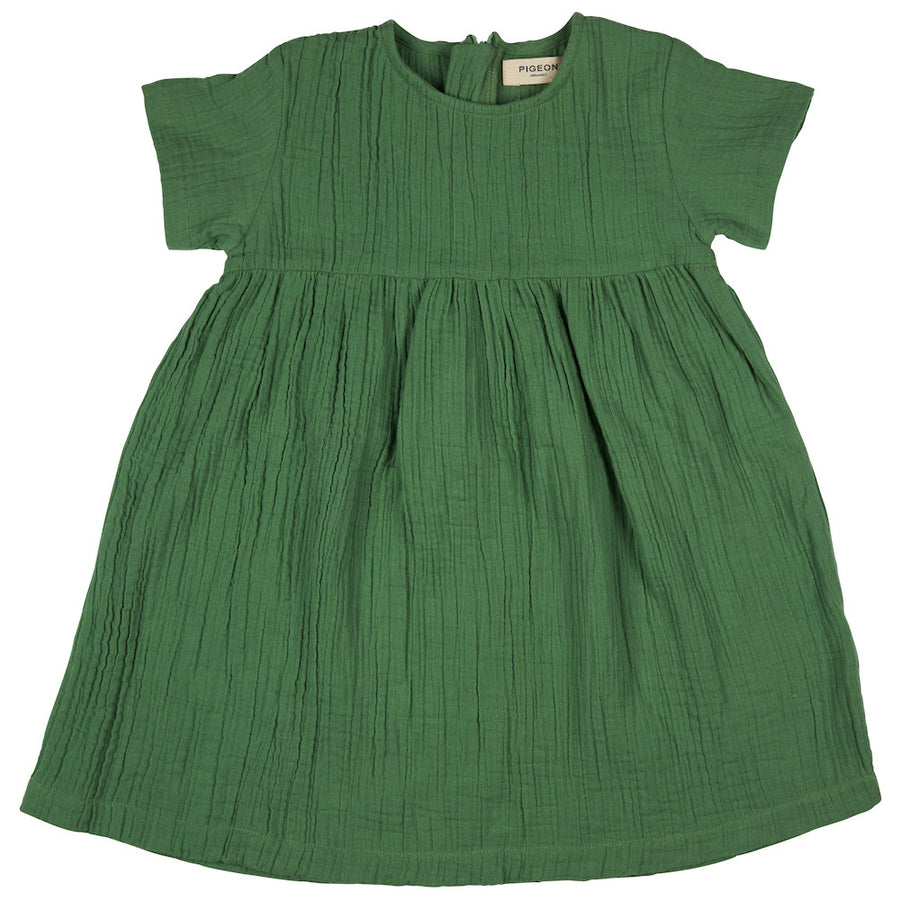 Pigeon Organics Pretty Muslin Dress, Green