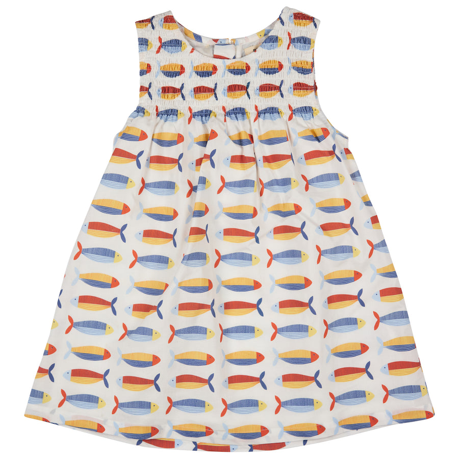 Pigeon Organics Sleeveless Smock Dress, Sardines