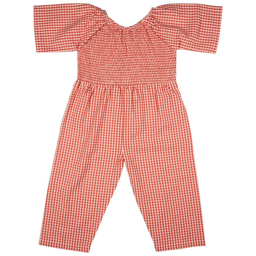 Pigeon Organics Smock Jumpsuit, Orange