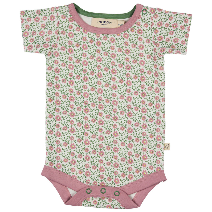 Pigeon Organics Summer Body (Aop), Ditsy - Pink