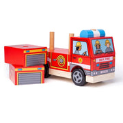 Bigjigs Toys Stacking Fire Engine BB126