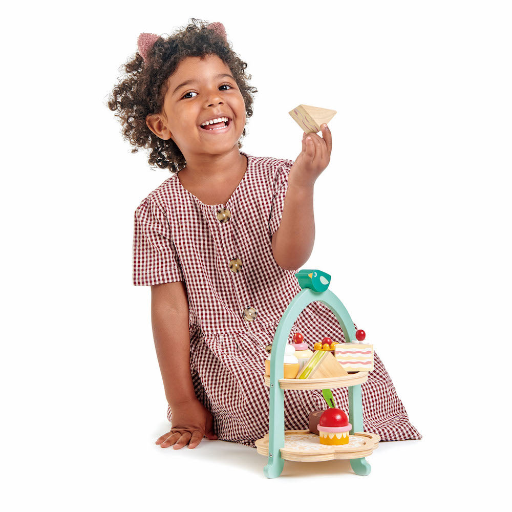 Tender Leaf Toys Birdie Afternoon Tea Stand TL8242