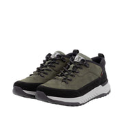 Rieker Sport U0102-54 Black Khaki Lace Up Shoes