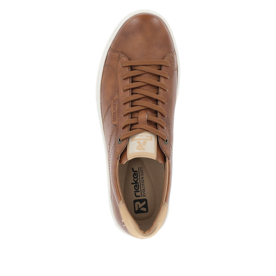 Rieker Sport U0704-24 Brown Lace Up Shoes