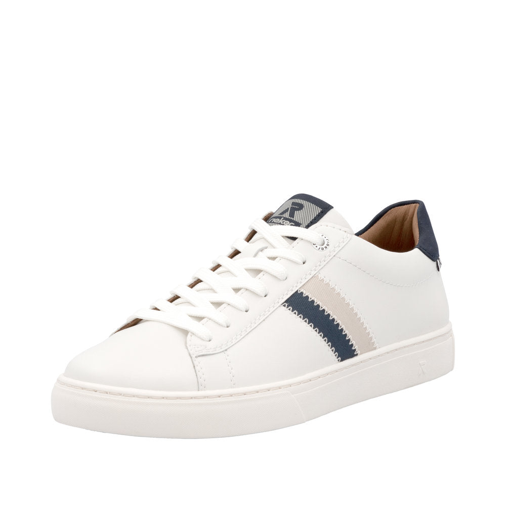 Rieker Sport U0705-80 White Leather Trainers