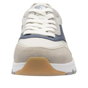 Rieker Sport U0906-81 Beige Combination Suede Leather Trainers