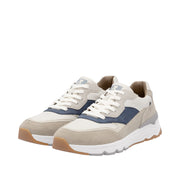 Rieker Sport U0906-81 Beige Combination Suede Leather Trainers