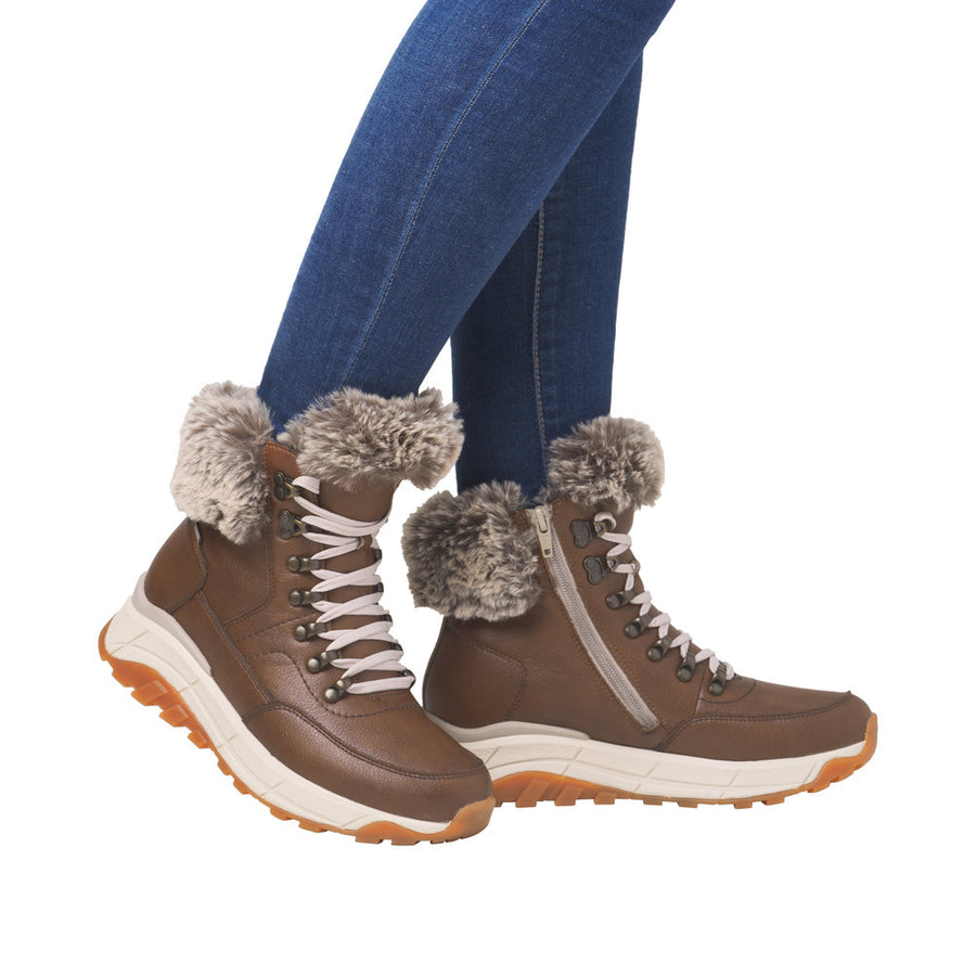 Rieker W0063-22 Nuss-antik/Murmel Boots