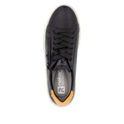 Rieker Sport W0505-01 Black Lace Up Shoes