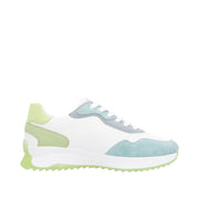 Rieker Sport W1308-81 White Combination Leather Trainers