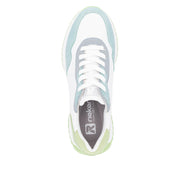 Rieker Sport W1308-81 White Combination Leather Trainers