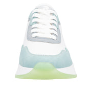 Rieker Sport W1308-81 White Combination Leather Trainers