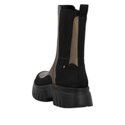 Rieker Sport W1872-90 Black Bronze Ankle Boots