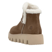 Rieker W2071-20 Sattel/Cotton Boots