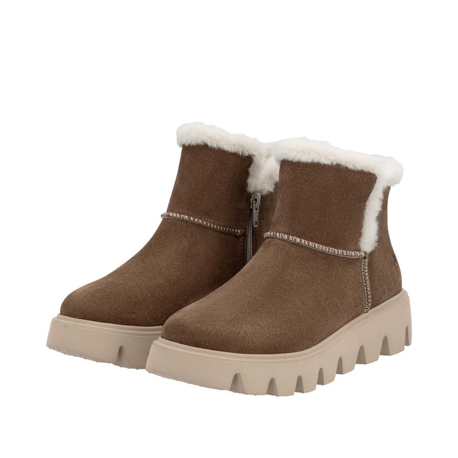 Rieker W2071-20 Sattel/Cotton Boots