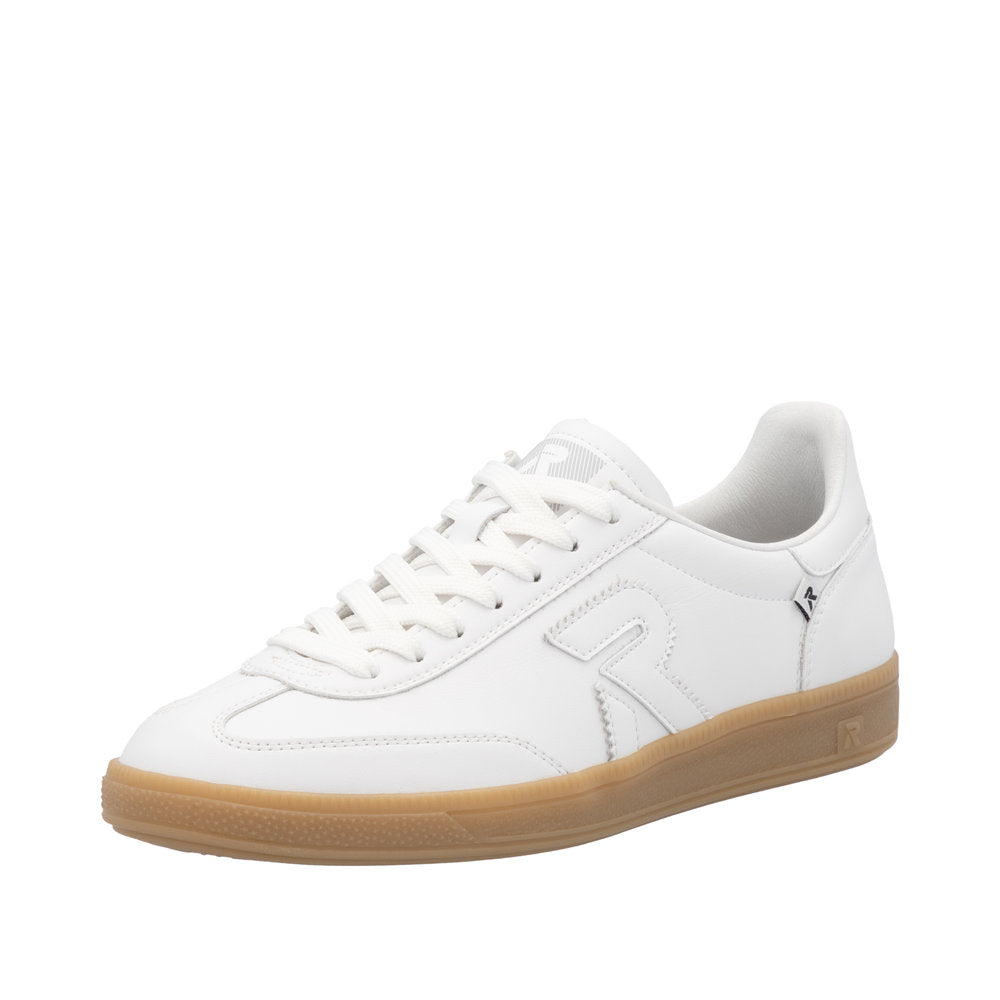 Rieker Sport W2200-80 White Swing2Go Leather Trainers