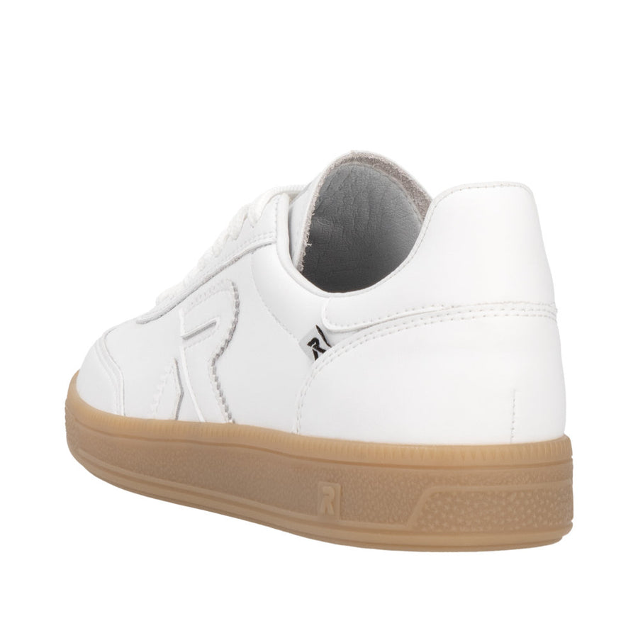 Rieker Sport W2200-80 White Swing2Go Leather Trainers