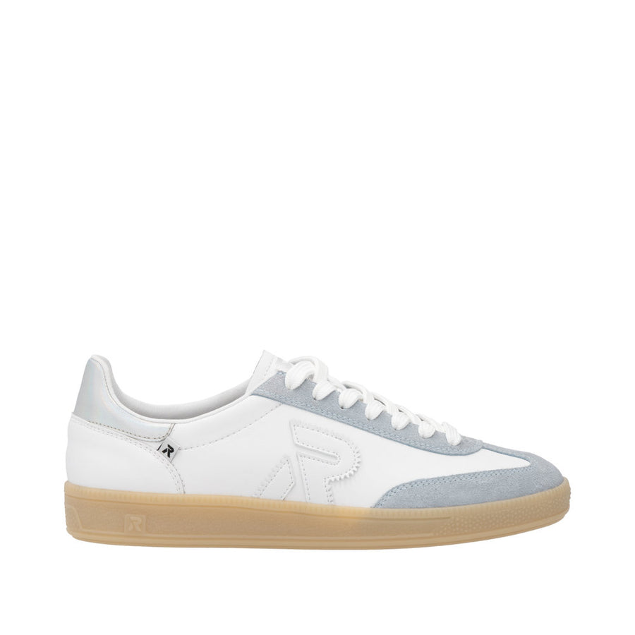 Rieker Sport W2200-84 White Swing2Go Combination Leather Trainers