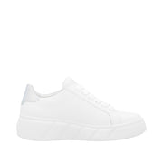 Rieker Sport W2605-80 White Leather Trainers