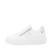 Rieker Sport W2605-80 White Leather Trainers