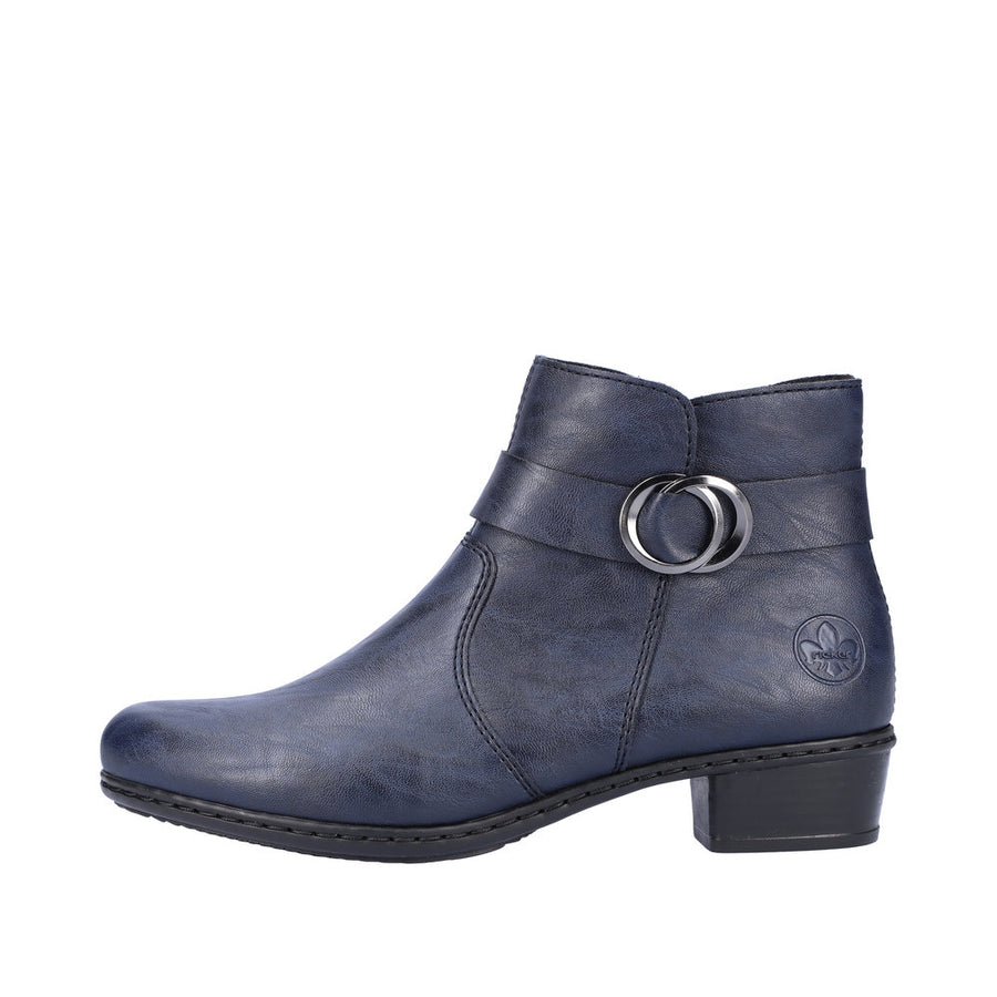 Rieker Y0775-14 Navy Ankle Boots