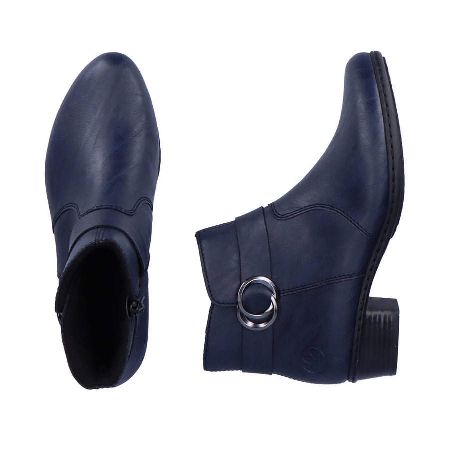 Rieker Y0775-14 Navy Ankle Boots