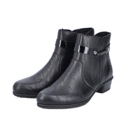 Rieker Y0783-00 Black Ankle Boots