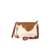 Lapella Yasmin Crossbody/ Clutch Bag Cow Hair Leather