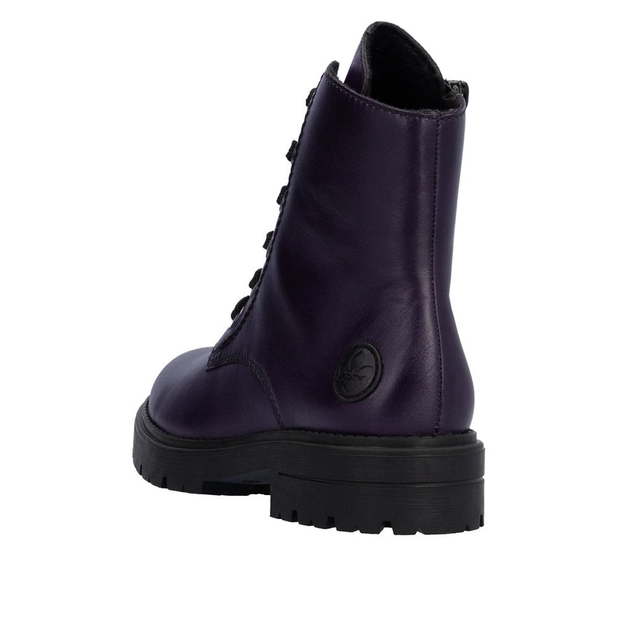 Rieker Z2841-30 Aubergine/Aubergine Boots